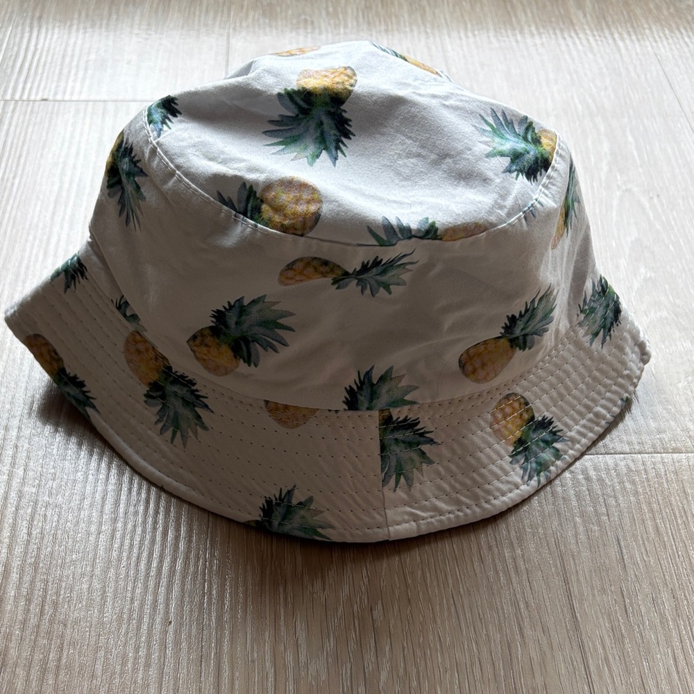 Pineapple Print Bucket Hat